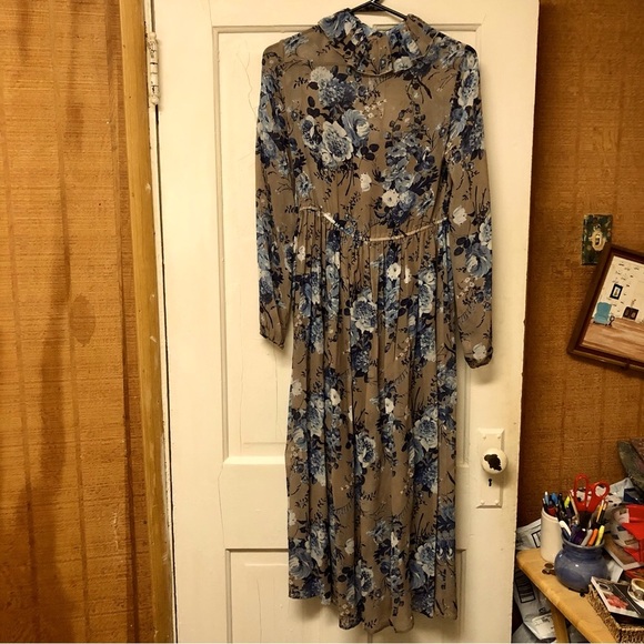 NWT Robert Rodriguez Ready To Wear Collection 2017 Floral Silk Prairie Dress - Picture 5 of 16